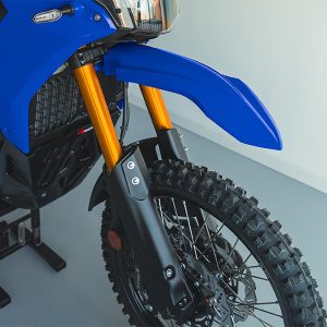Kit garde-boue avant et protections de fourche RACETECH – bleu/noir
