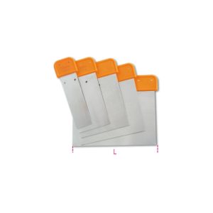 Jeu de 5 spatules carrossier BETA acier inox