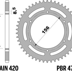 Couronne PBR acier standard – 420