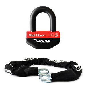 Kit VECTOR – Chaîne 1000 × 14 mm et cadenas Minimax+