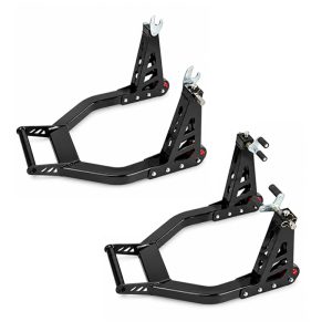 Kit VECTOR de béquilles avant et arrière pliables en aluminium