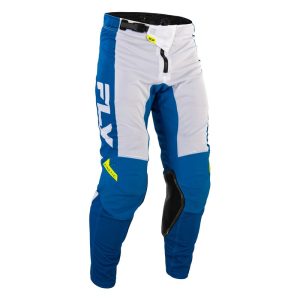 Pantalon FLY RACING Kinetic Mesh – bleu/blanc/jaune fluo