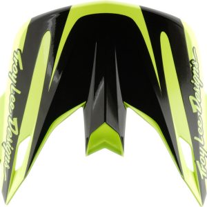 Visière TROY LEE DESIGNS SE5 Polycarbonate – The Line jaune fluo