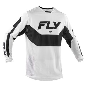 Maillot FLY RACING Kinetic Mesh – blanc/noir