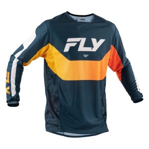 Maillot FLY RACING Kinetic Mesh – navy/orange