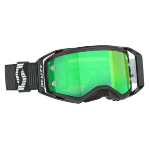 Masque SCOTT Prospect 2.0 – noir/blanc écran Green Chrome Works