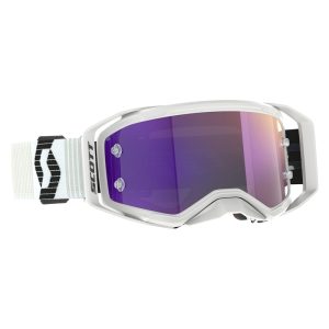 Masque SCOTT Prospect 2.0 – blanc/noir écran Purple Chrome Works
