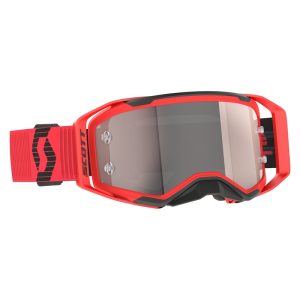 Masque SCOTT Prospect 2.0 – rouge/noir écran Silver Chrome Works