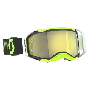 Masque SCOTT Prospect 2.0 – Doppler Black/Neon Yellow écran Yellow Chrome Works