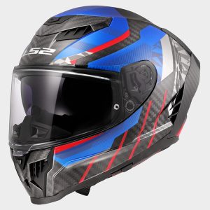 Casque LS2 FF807 DRAGON TRAX BLUE RED