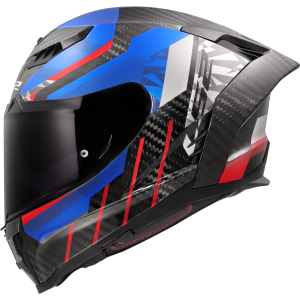 Casque LS2 FF807 DRAGON TRAX BLUE RED
