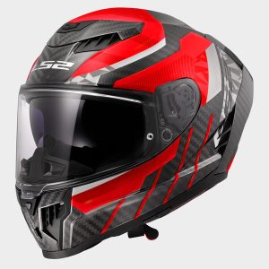 Casque LS2 FF807 DRAGON TRAX RED