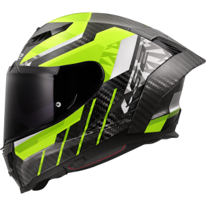 Casque LS2 FF807 DRAGON TRAX H-VIS YELLOW