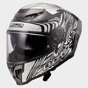 Casque LS2 FF807 DRAGON ENTHUM SILVER