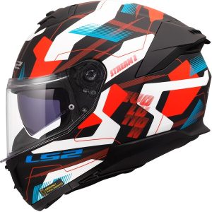 Casque LS2 FF808 STREAM II MIKA WHITE BLUE RED-06