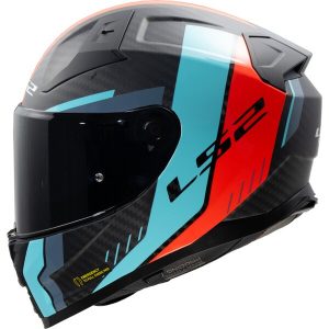 Casque LS2 FF811 VECTOR II C GRID RED CYAN-06