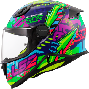 Casque LS2 FF812 KID SVENT BLUE GREEN