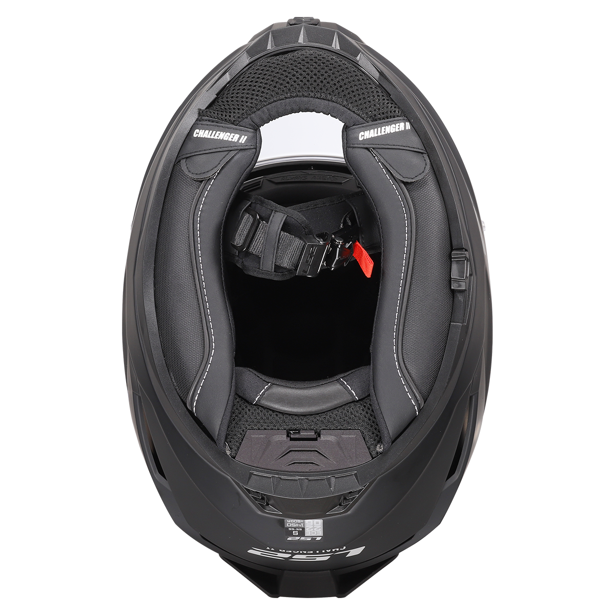 Casque LS2 FF817 CHALLENGER II SOLID MATT BLACK – Image 5