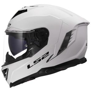 Casque LS2 FF818 STORM III SOLID GLOSS WHITE