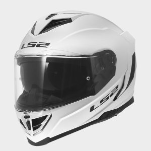 Casque LS2 FF818 STORM III SOLID GLOSS WHITE
