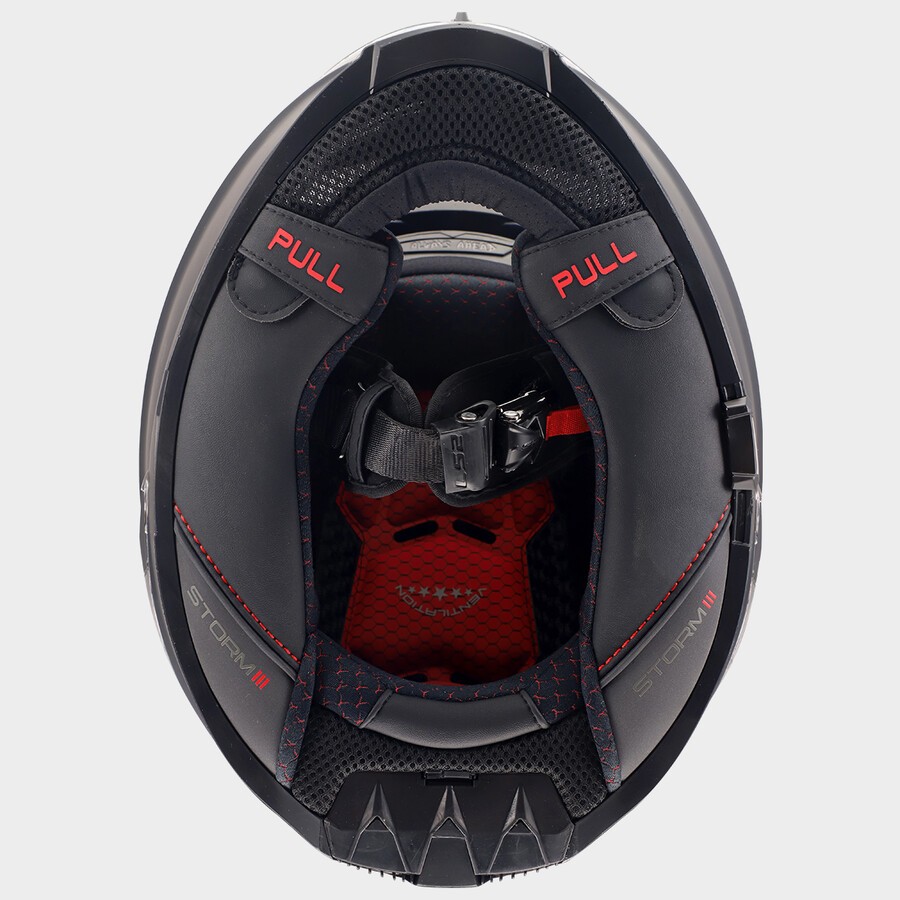 Casque LS2 FF818 STORM III SOLID MATT BLACK – Image 6