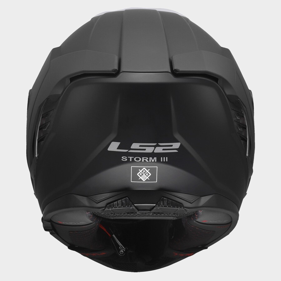 Casque LS2 FF818 STORM III SOLID MATT BLACK – Image 4