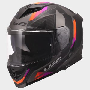 Casque LS2 FF818 STORM III SPORTY GREY PURPLE