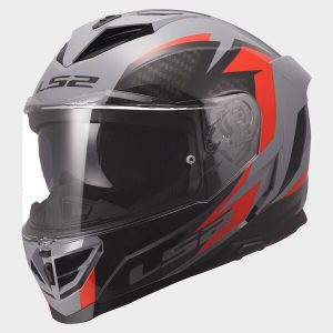 Casque LS2 FF818 STORM III DYNAMO GREY RED