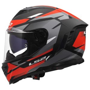 Casque LS2 FF818 STORM III KOMAI BLACK RED
