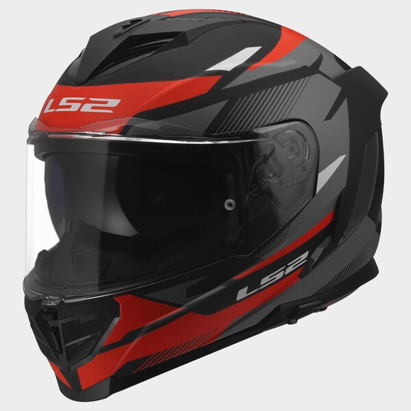 Casque LS2 FF818 STORM III KOMAI BLACK RED