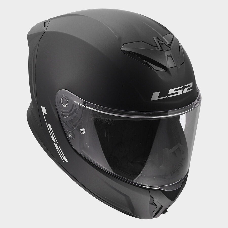 Casque LS2 FF820 RAPID III SOLID MATT BLACK – Image 2