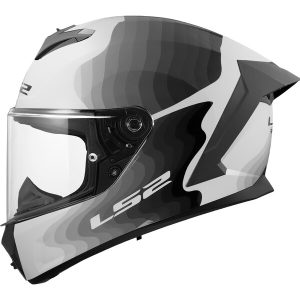 Casque LS2 FF820 RAPID III FLOW WHITE GREY