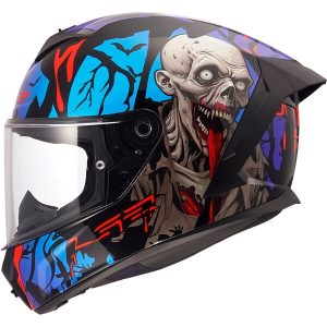 Casque LS2 FF820 RAPID III ZOMBIE II BLACK RED BLUE