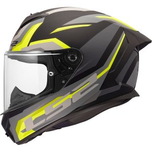 Casque LS2 FF820 RAPID III HYPER BLACK H-V YELLOW