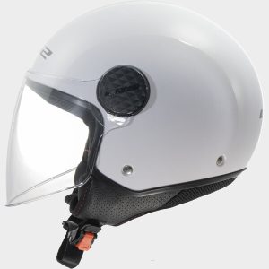 Casque LS2 OF558 SPHERE II SOLID GLOSS WHITE-06