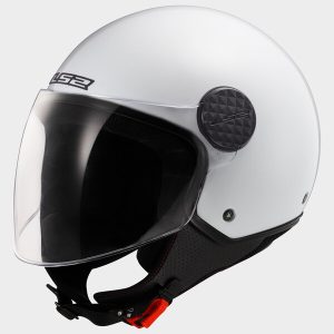 Casque LS2 OF558 SPHERE LUX II SOLID GLOSS WHITE-06