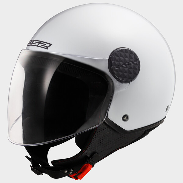 Casque LS2 OF558 SPHERE LUX II SOLID GLOSS WHITE-06