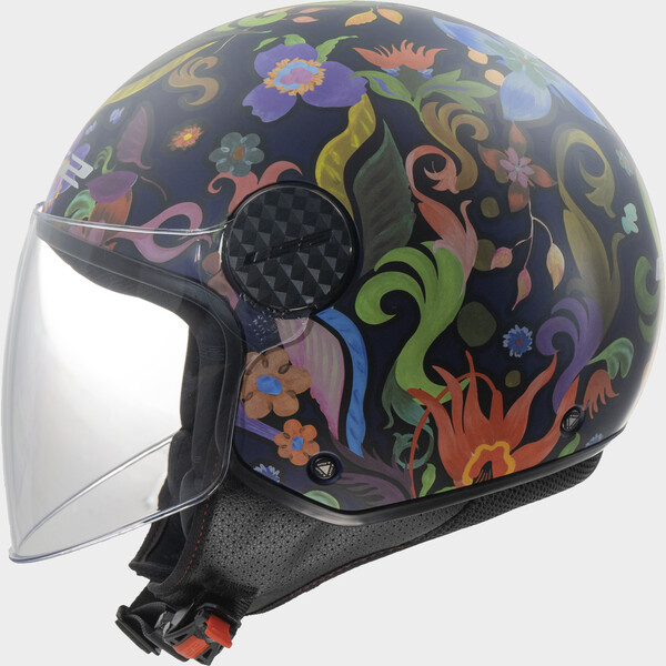 Casque LS2 OF558 SPHERE LUX II BLOOM BLUE PINK-06 – Image 2