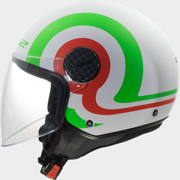 Casque LS2 OF558 SPHERE LUX II URBY WHITE GREEN RED-06