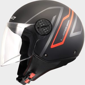 Casque LS2 OF558 SPHERE LUX II MINIM BLACK RED-06