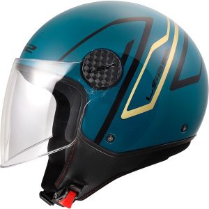 Casque LS2 OF558 SPHERE LUX II MINIM BLUE TEAL-06