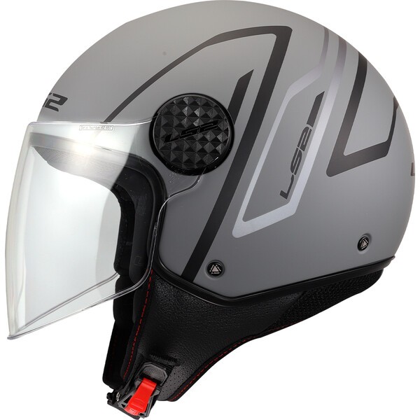 Casque LS2 OF558 SPHERE LUX II MINIM BLACK GREY-06
