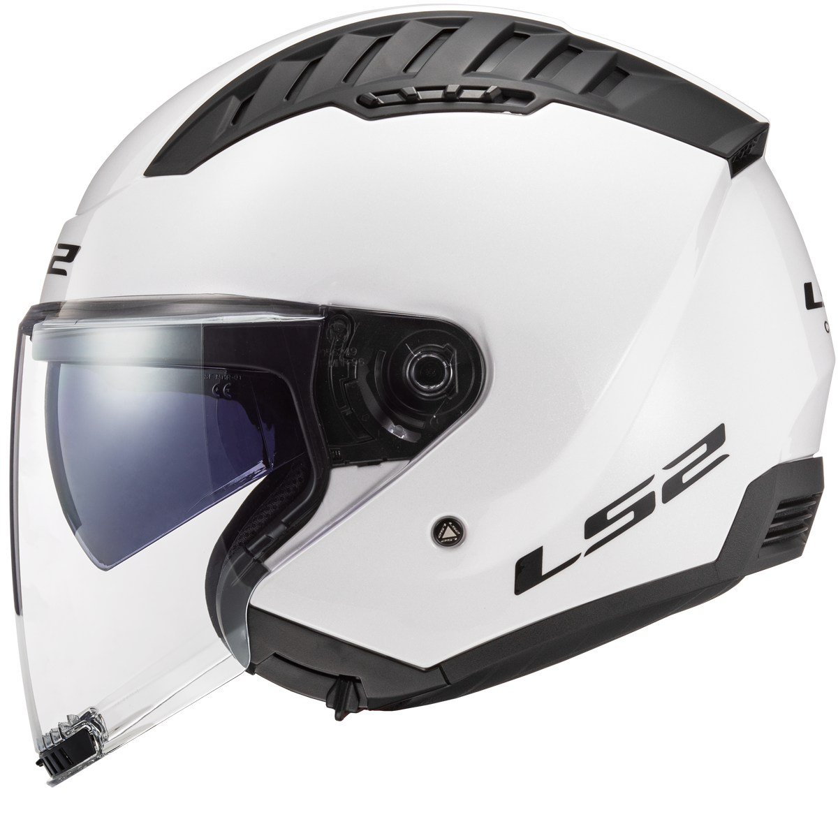 Casque LS2 OF600 COPTER II GLOSS WHITE-06 – Image 2