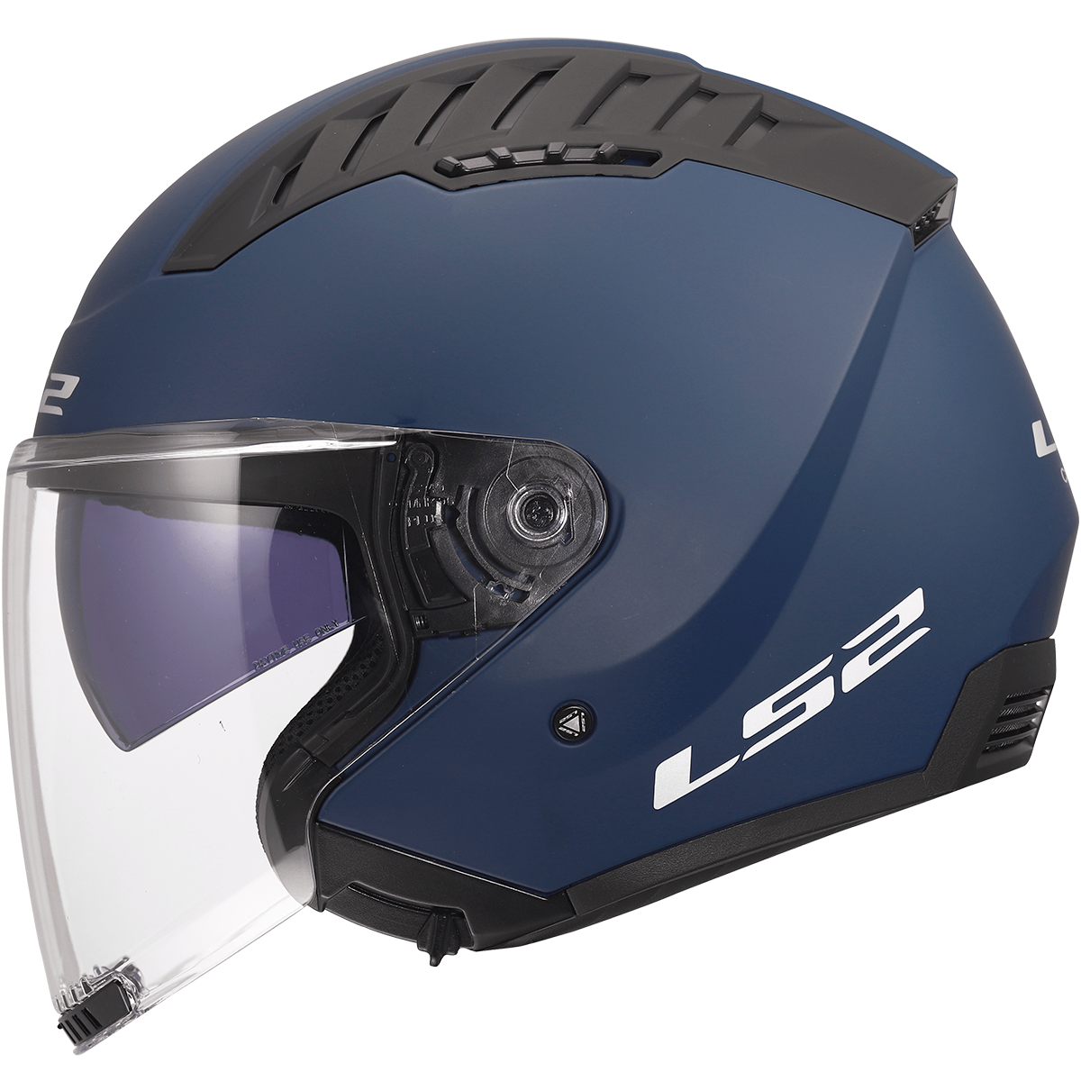 Casque LS2 OF600 COPTER II SOLID NAVY BLUE-06