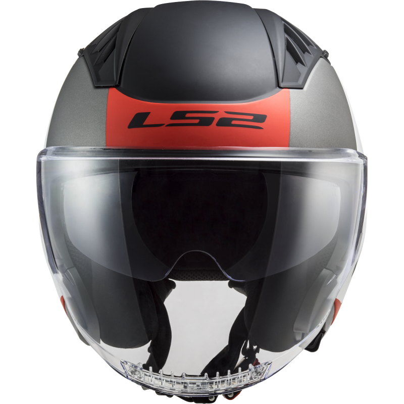 Casque LS2 OF600 COPTER II URBANE M.WHITE RED-06 – Image 3