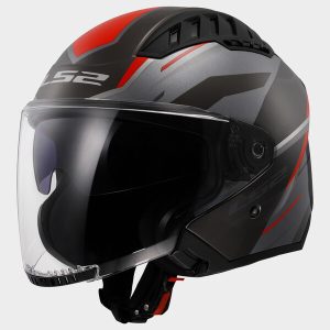 Casque LS2 OF600 COPTER II DISTON GREY RED-06