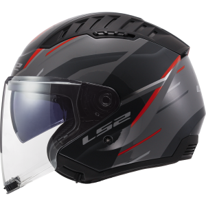 Casque LS2 OF600 COPTER II DISTON GREY RED-06