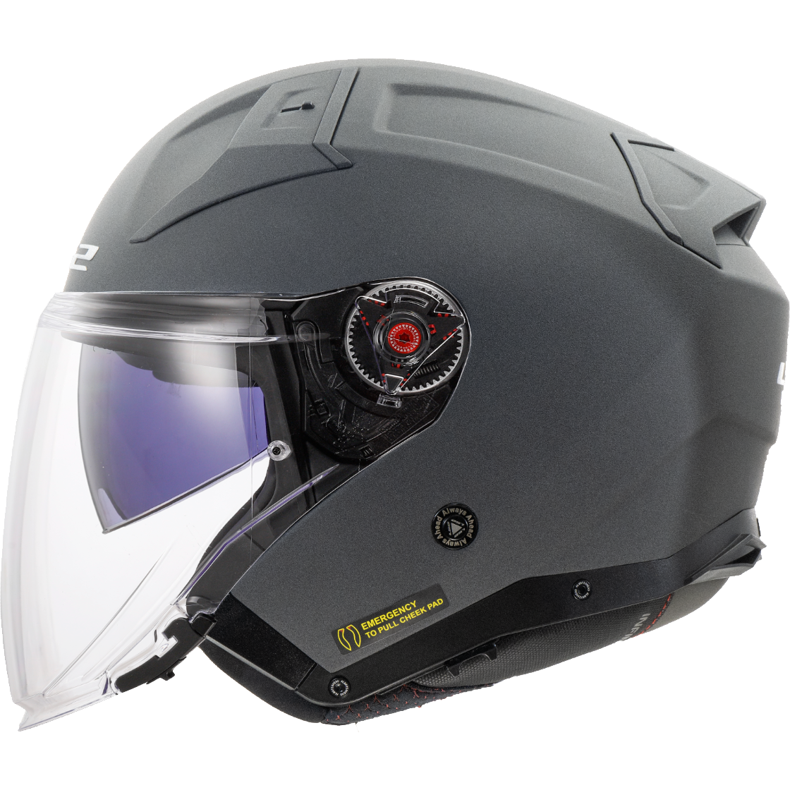Casque LS2 OF603 INFINITY II SOLID CONCRETE-06