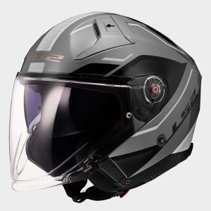 Casque LS2 OF603 INFINITY II VEYRON GL.GREY WHITE-06