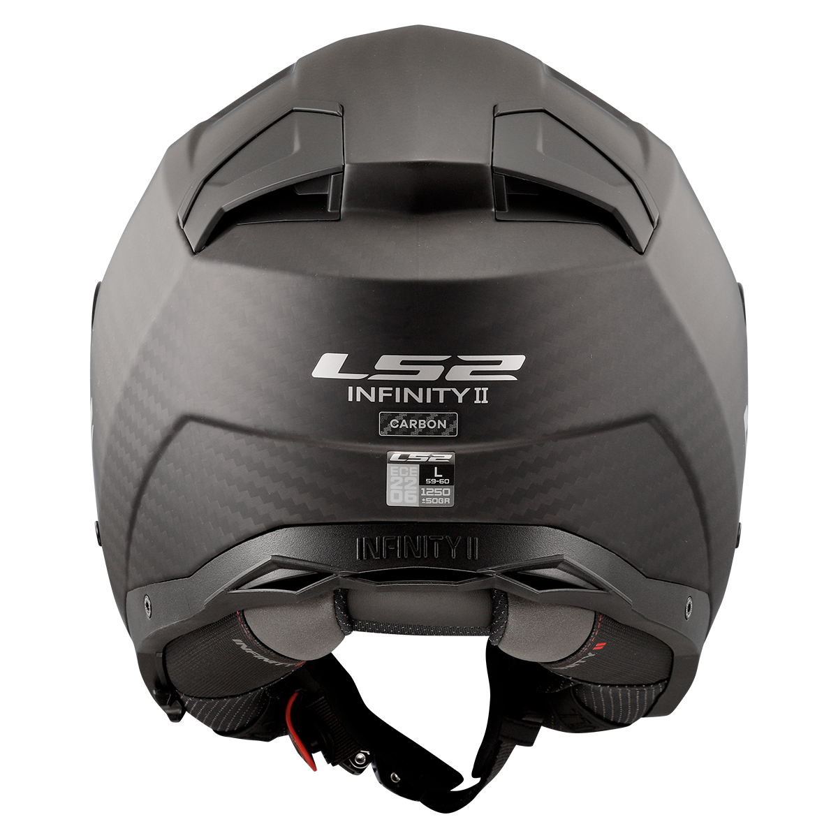 Casque LS2 OF603 INFINITY II MATT CARBON-06 – Image 3